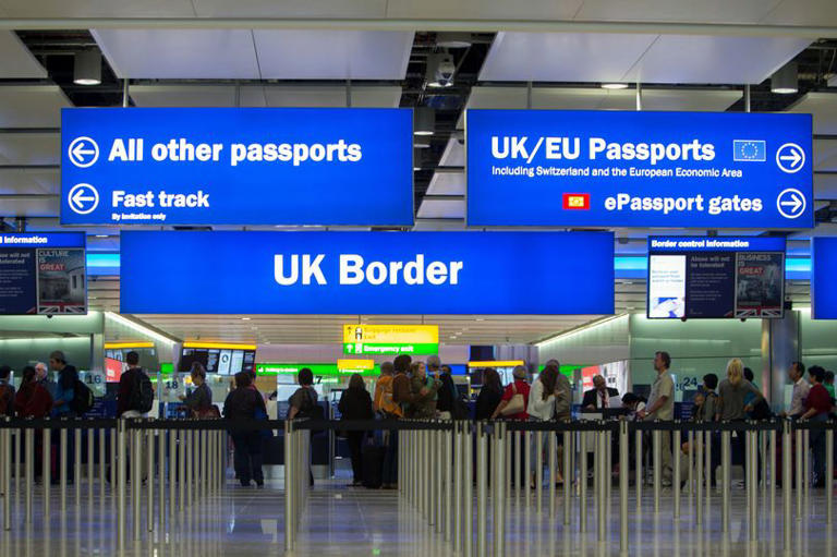 New EU Entry Exit system set to affect all Brits travelling for Europe in 2025 (Courtesy PA)